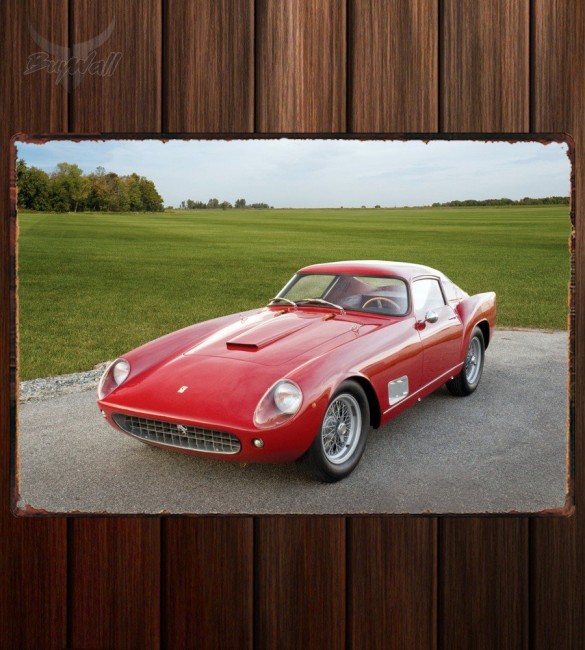 Металлическая табличка Ferrari 250 GT Berlinetta Tour de France 251 Металлическая табличка Ferrari 250 GT Berlinetta Tour de France 251